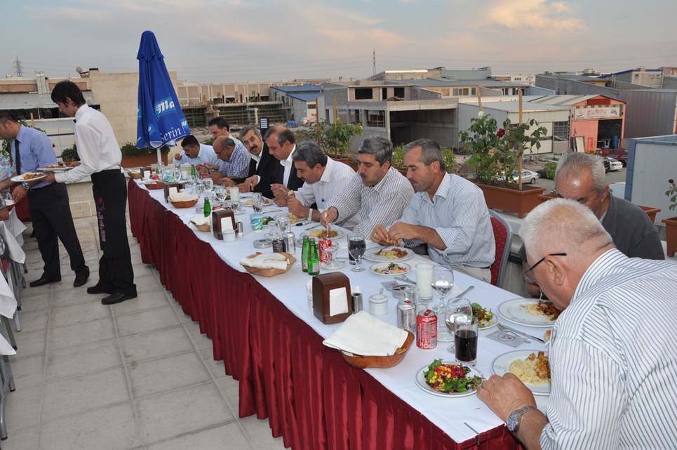 Dinner at Our New Factory
